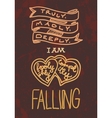 vintage saint valentines typography can be used vector image