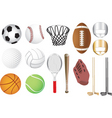 sports icons vector image