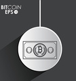 bitcoin design vector image