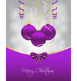 christmas card vector image vector image