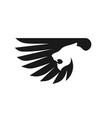 lion wing logo vector image vector image