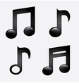 music design over white background vector image