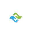 creative hands letter s logo icon symbol vector image vector image
