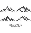 mountain logo design template vector image