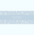 christmas seamless background with snowflakes vector image