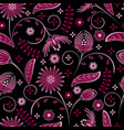 floral wallpaper vector image vector image
