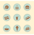 set of web icons vector image vector image
