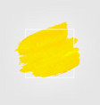yellow banner with paint vector image