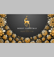 festive christmas and new year greeting card vector image vector image
