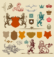 heraldry vector image