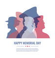 memorial day banner11 vector image