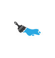 paint logo template icon vector image