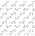 seamless pattern with the word chicken vector image vector image