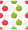 apple fruit seamless background vector image vector image
