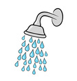 shower head vector image