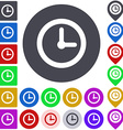 color time icon set vector image vector image