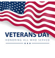 american patriotic poster with usa flag on white vector image vector image