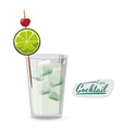 cocktail design vector image