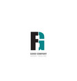 initial letter design logo vector image