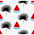 beautiful seamless pattern on zig zag background vector image