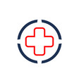 medical logo concept logo icon vector image vector image