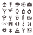 rest icons vector image vector image