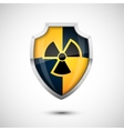 glass shield vector image vector image
