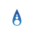 water nature logo and symbols template icons app vector image