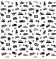 transport icons wallpaper vector image vector image
