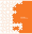 abstract color background made jigsaw vector image