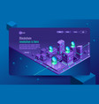 banking website template or banner vector image vector image