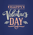 lettering composition valentines day vector image