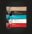 digital business infographic design vector image vector image