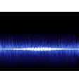 sound waves oscillating on black eps 8 vector image