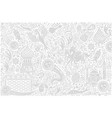 russia world cup white pattern vector image vector image