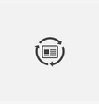 content optimization base icon simple sign vector image