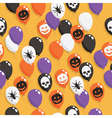 halloween balloons vector image