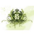 heraldic composition vector image vector image