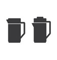 water jug icon simple isolated flat design style vector image vector image