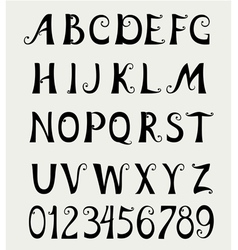 Font Royalty Free Vector Image - VectorStock