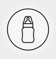 feeding bottle universal icon editable vector image vector image