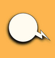 comic bubble halftones vector image