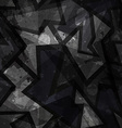 grunge black seamless texture vector image