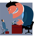 job interview vector image