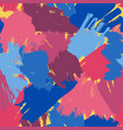 seamless brush strokes pattern vector image