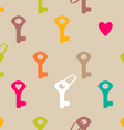 key pattern vector image vector image