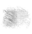 black halftone blob vector image