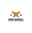 sport baseball graphic logo vector image