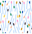 abstract seamless pattern with colourful matches vector image vector image