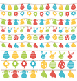 easter bunting vector image